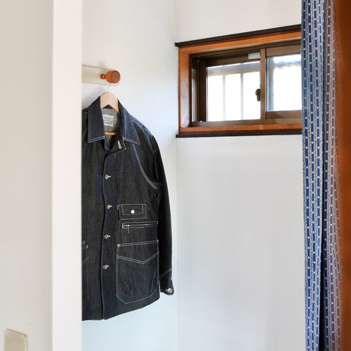 EESETT&Co / COVERALL JACKET "BENJAMIN" - BLACK DENIM