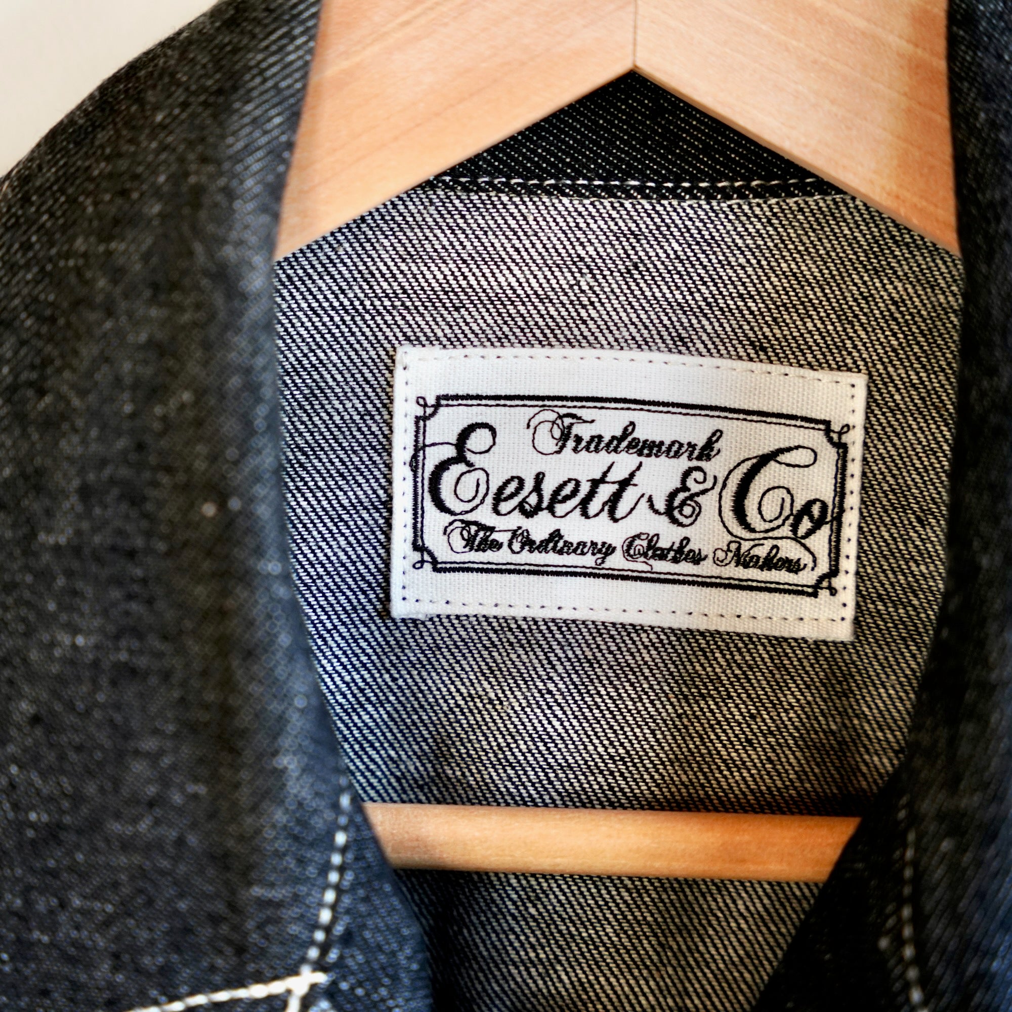 EESETT&Co / COVERALL JACKET "BENJAMIN" - BLACK DENIM