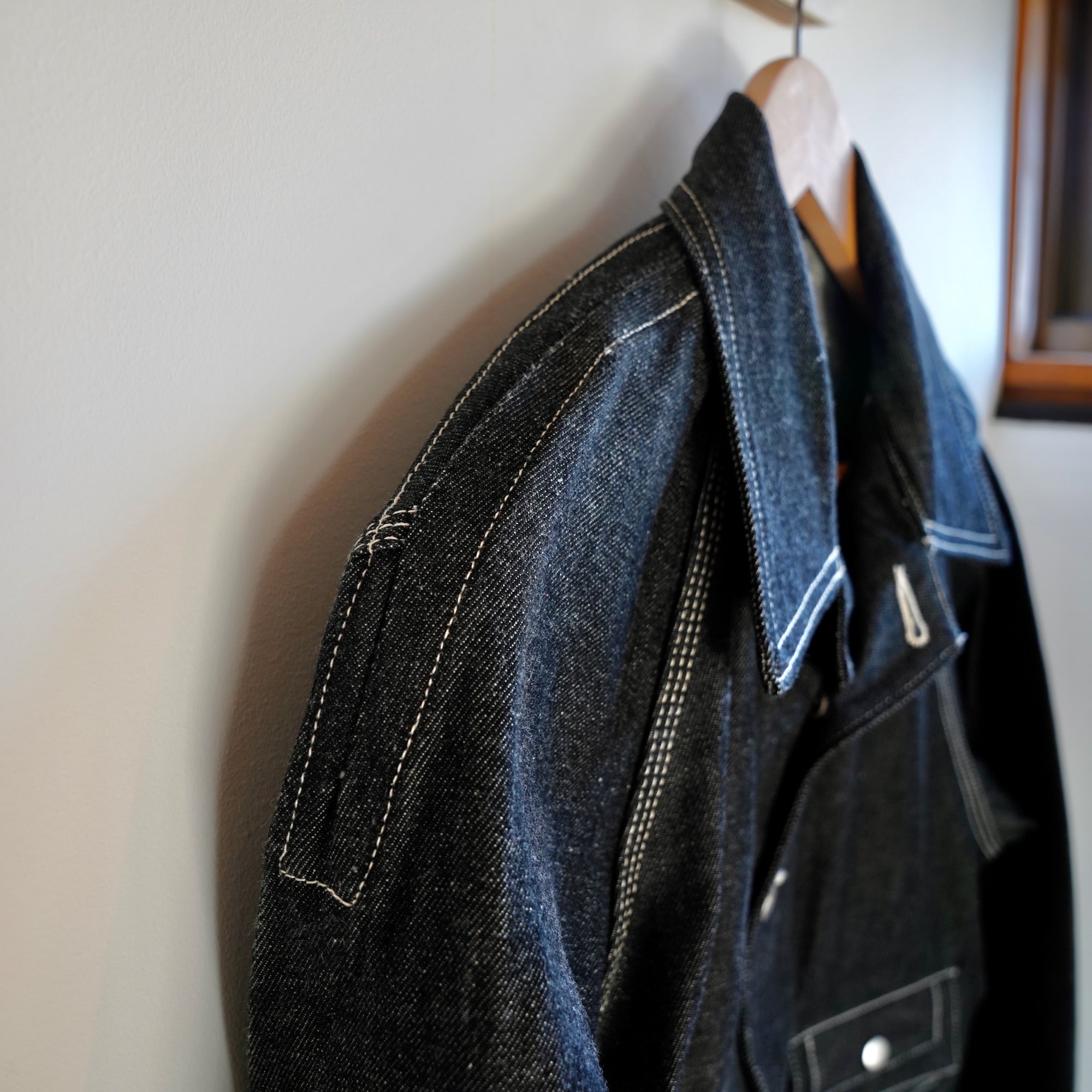 EESETT&Co / COVERALL JACKET "BENJAMIN" - BLACK DENIM