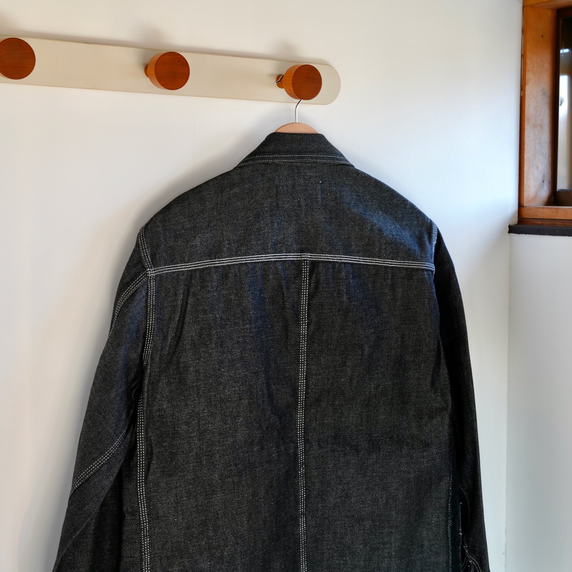 EESETT&Co / COVERALL JACKET "BENJAMIN" - BLACK DENIM