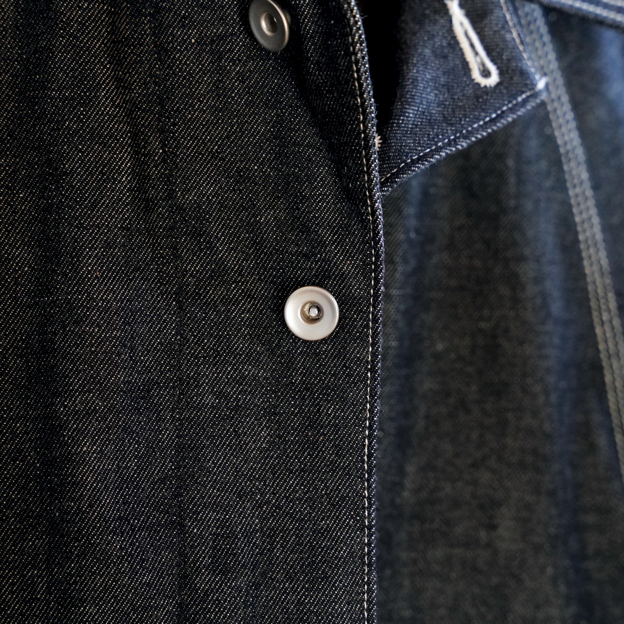 EESETT&Co / COVERALL JACKET "BENJAMIN" - BLACK DENIM