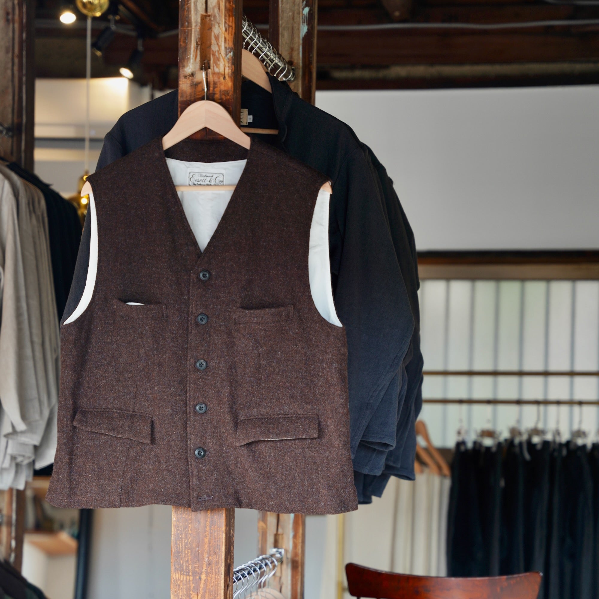 EESETT&Co / WAISTCOAT "FRANZ" - BROWN