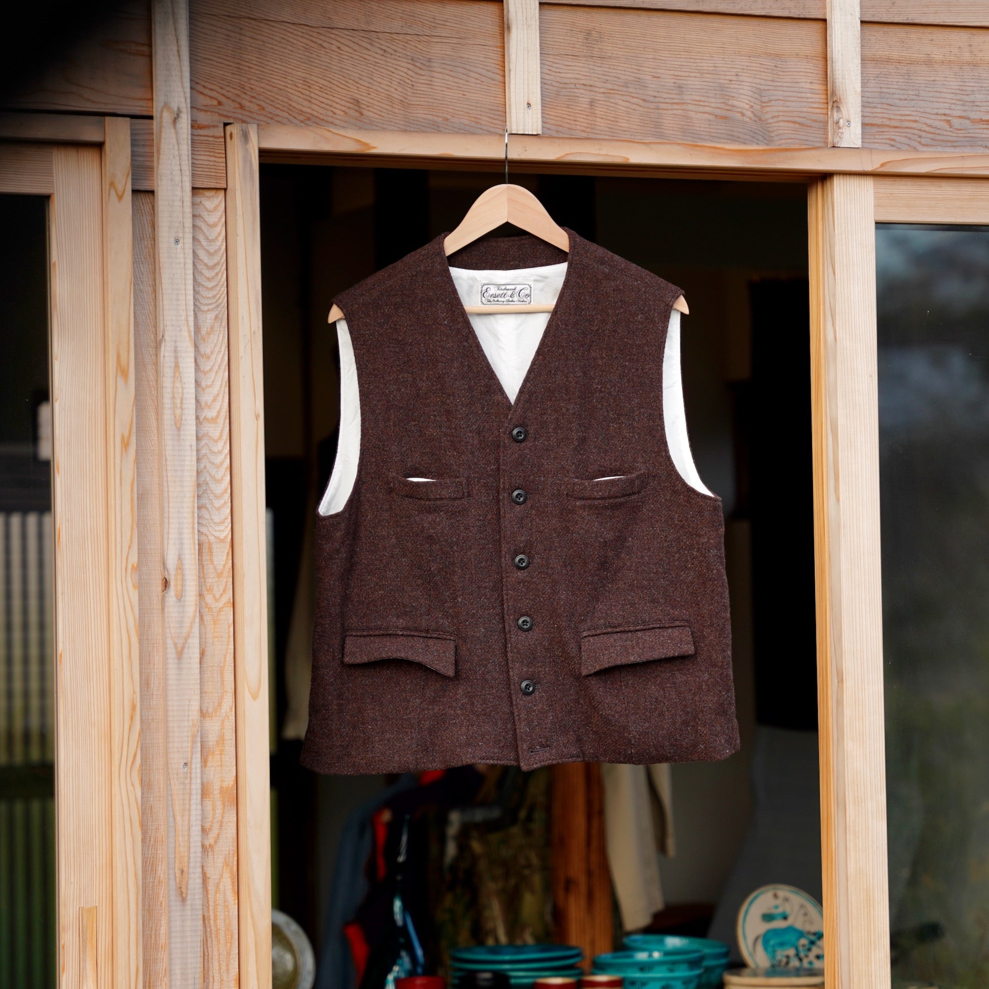 EESETT&Co / WAISTCOAT "FRANZ" - BROWN