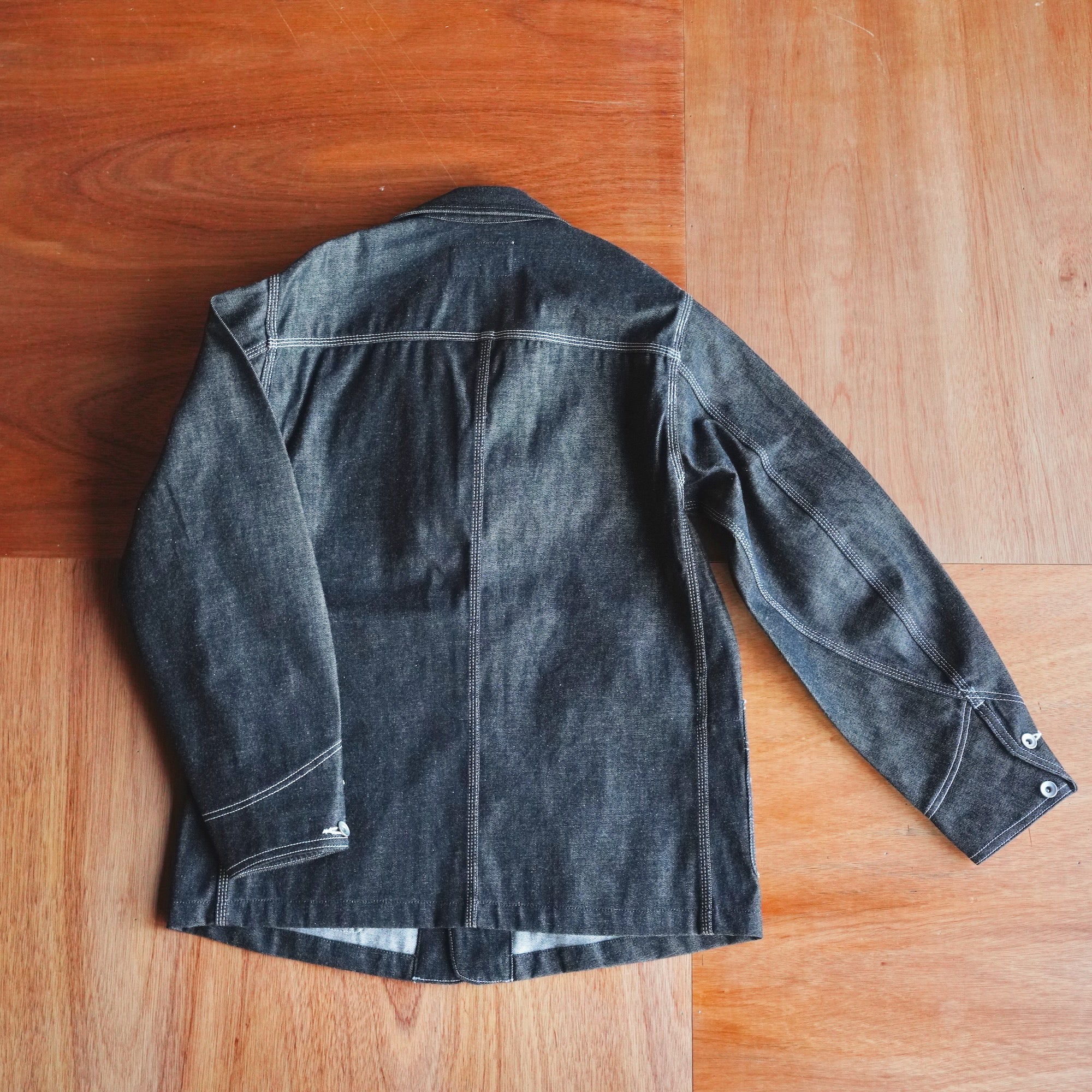 EESETT&Co / COVERALL JACKET "BENJAMIN" - BLACK DENIM
