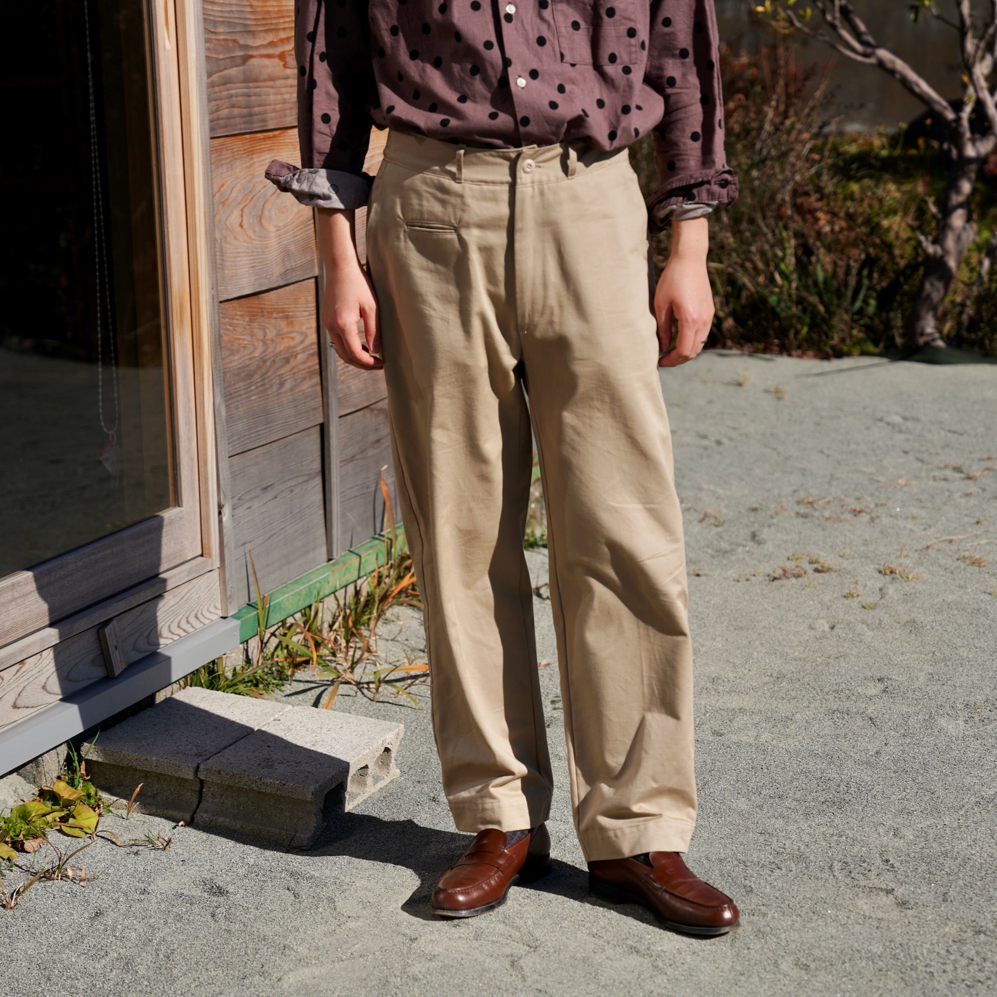 éhn Original / Tsukimidai Atelier Chino Trousers - Chino cloth, daily uniform