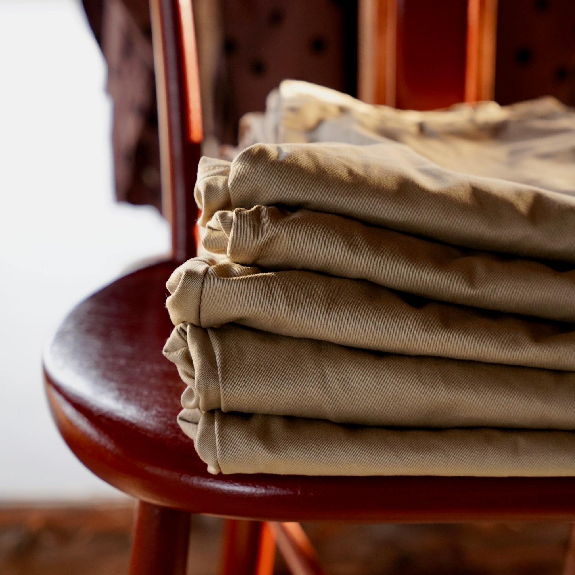 éhn Original / Tsukimidai Atelier Chino Trousers - Chino cloth, daily uniform