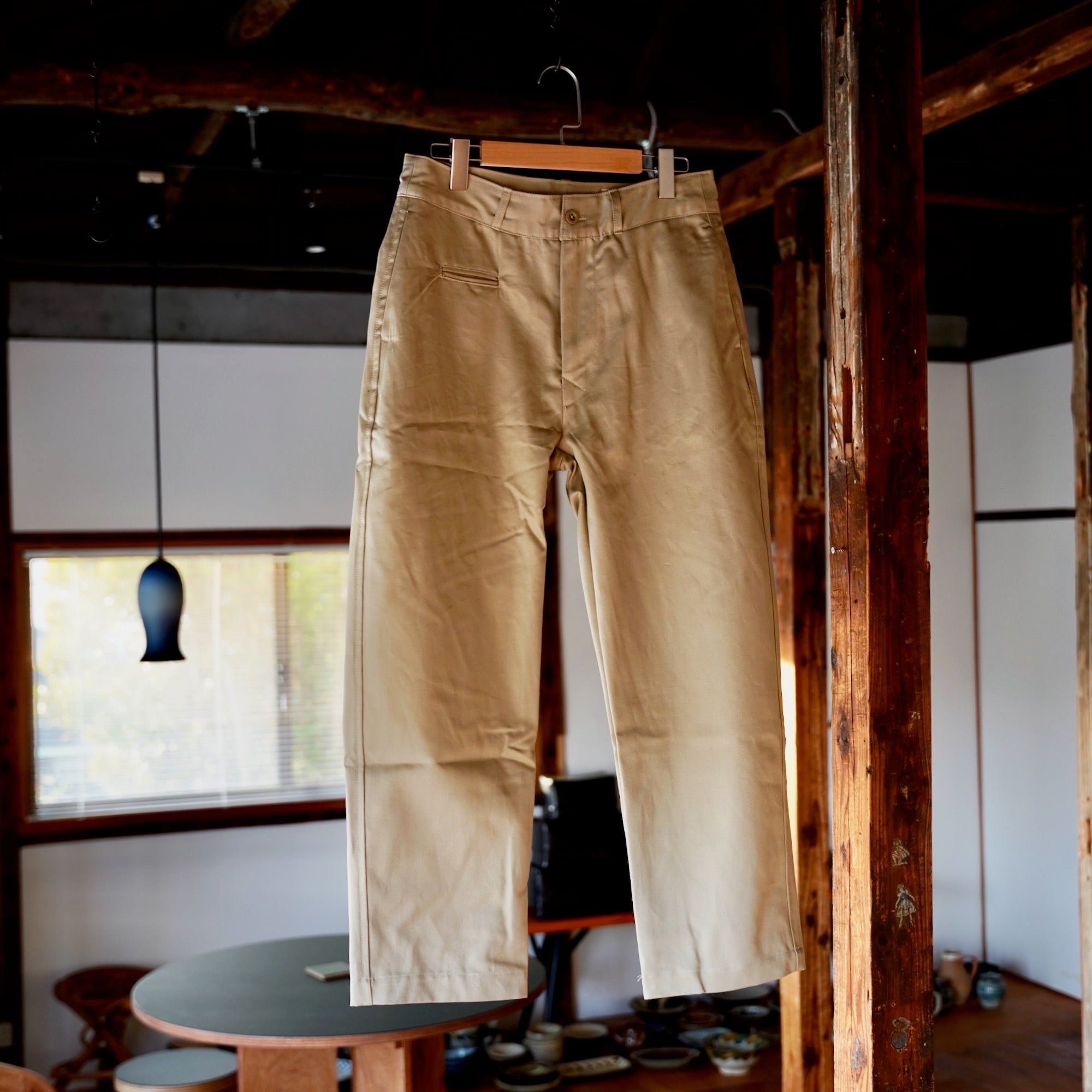 éhn Original / Tsukimidai Atelier Chino Trousers - Chino cloth, daily uniform