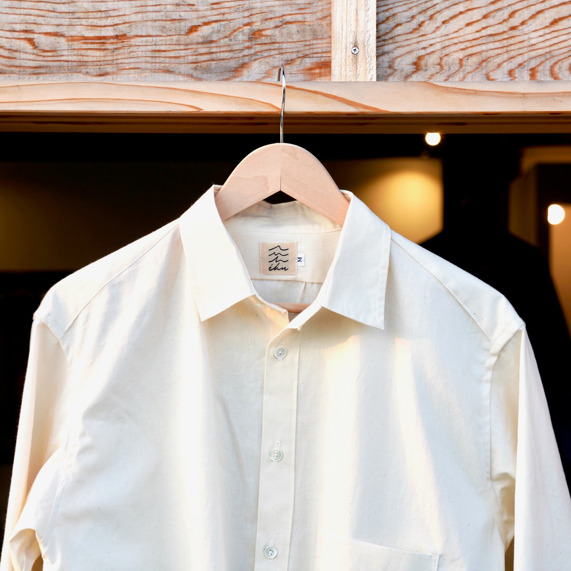 éhn original / Chambray Shirt - WHITE