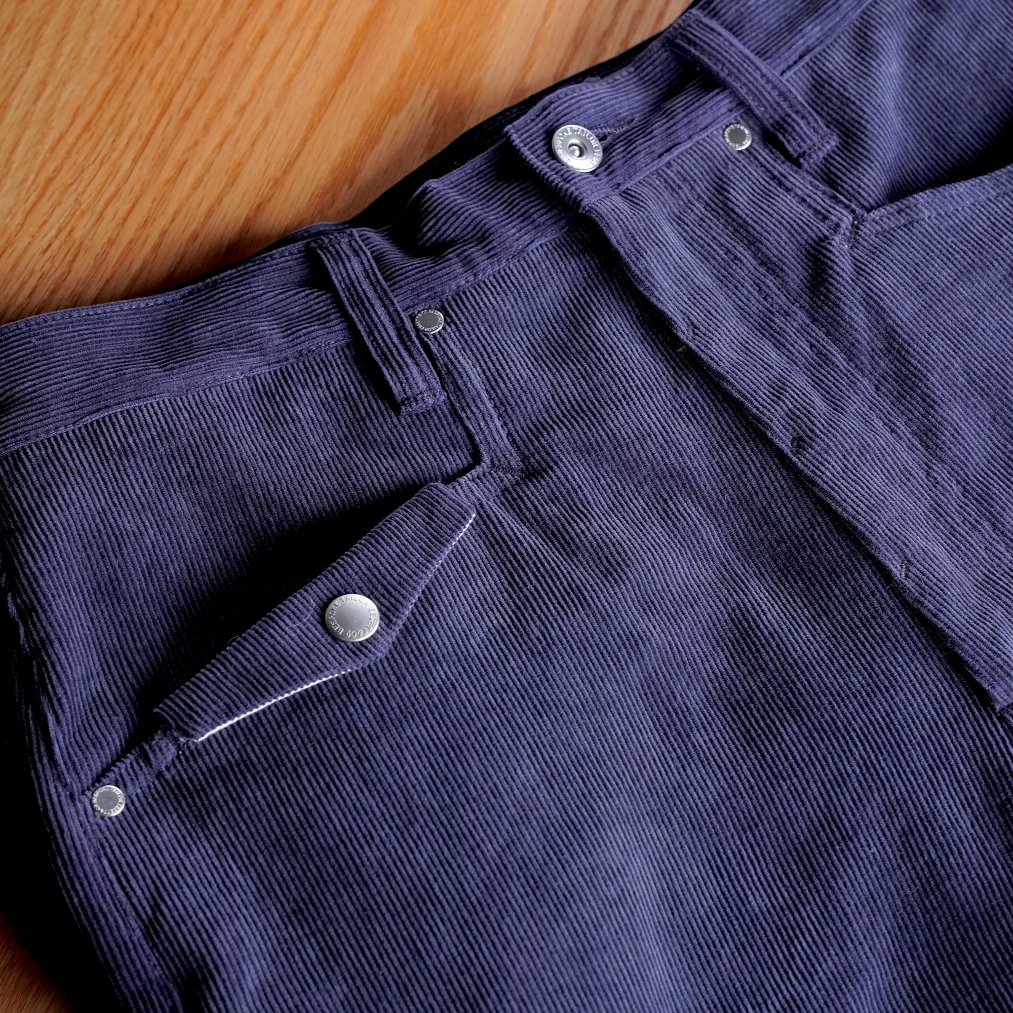 EESETT&Co / 5 POCKET PANTS"ROSTAM" - FADED NAVY CORDUROY