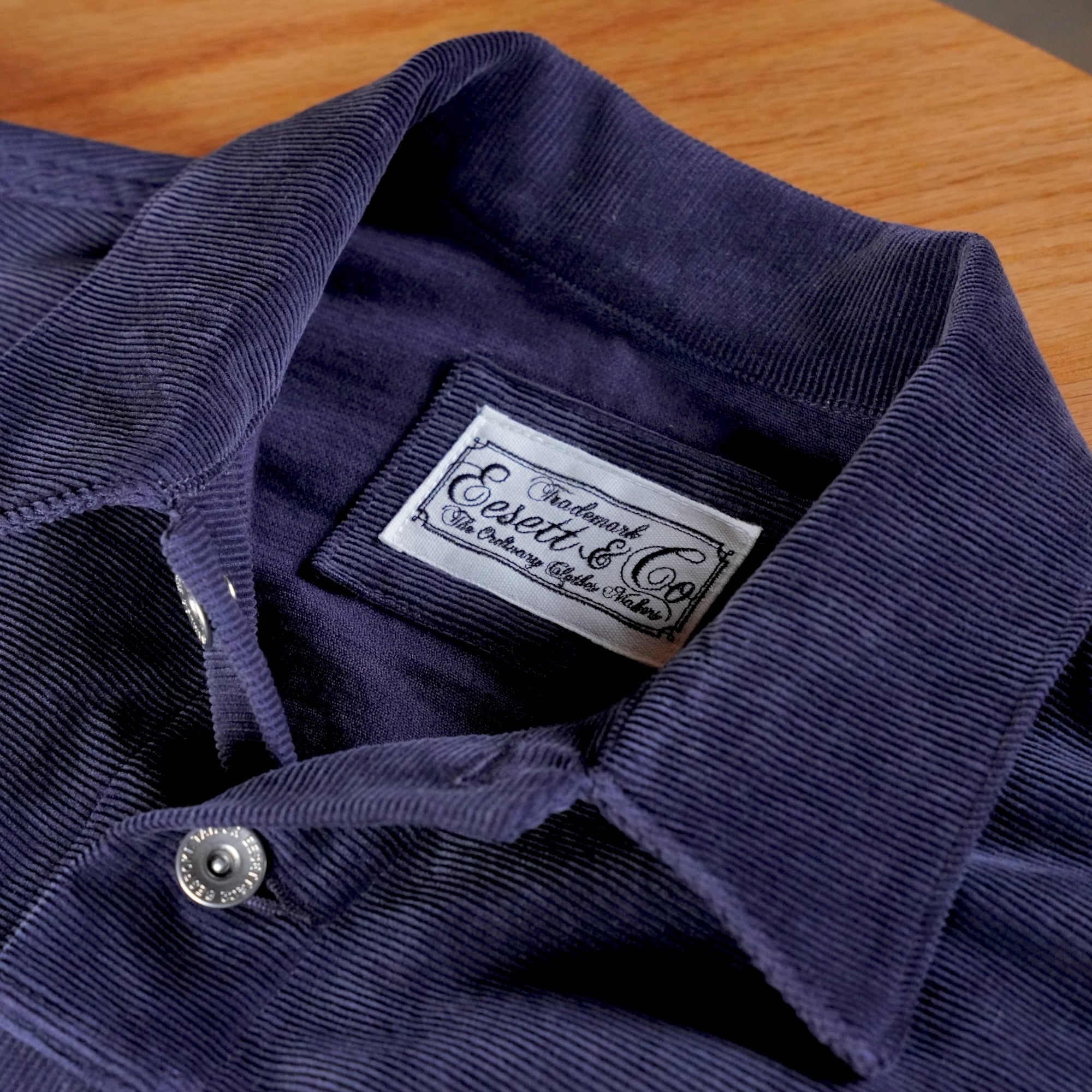 EESETT&Co / WORK JACKET "EZRA" - FADED NAVY CORDUROY