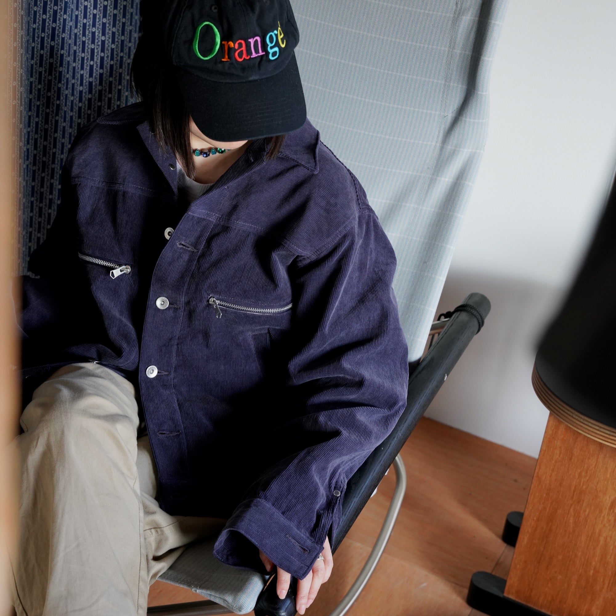 EESETT&Co / WORK JACKET "EZRA" - FADED NAVY CORDUROY