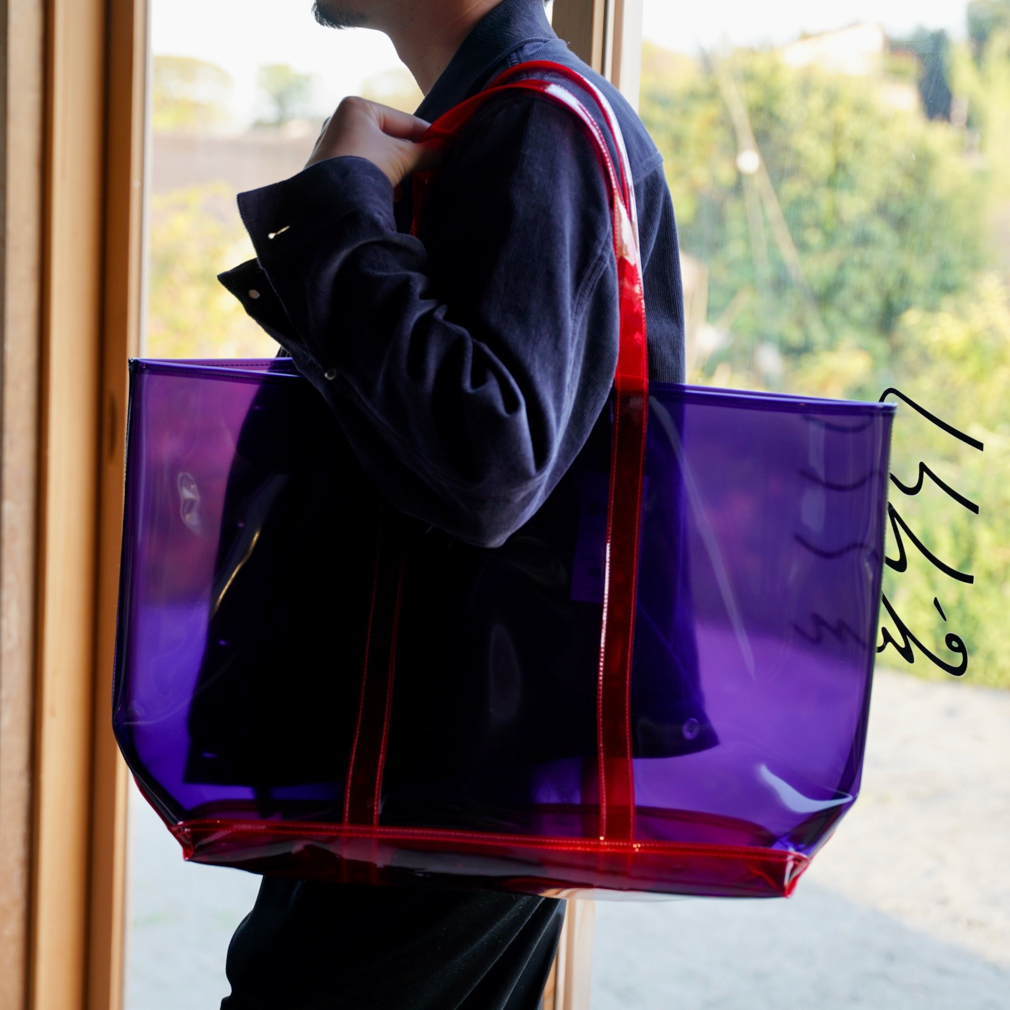 NEWBOOK / SEASIDE LARGE - NAVY RED