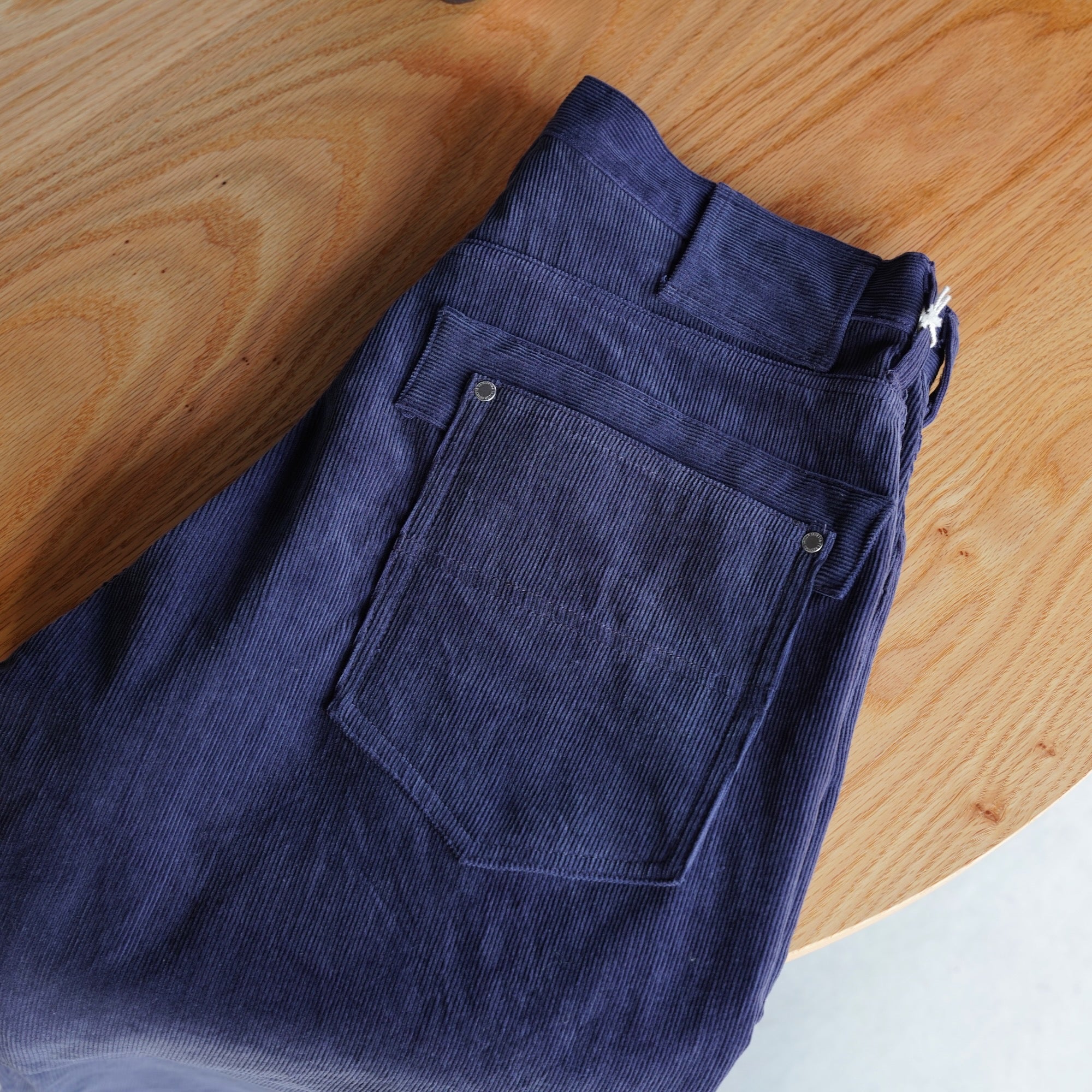 EESETT&Co / 5 POCKET PANTS"ROSTAM" - FADED NAVY CORDUROY