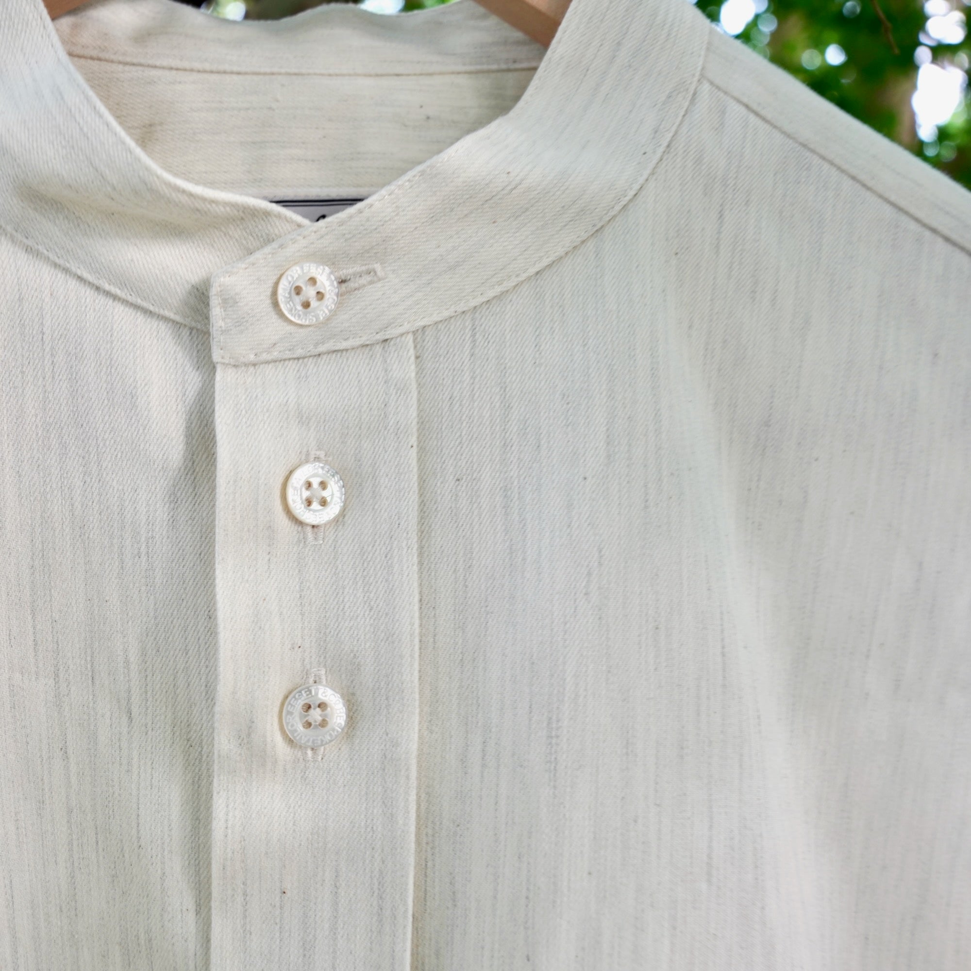 EESETT&Co / STAND COLLOR SHIRT［SOMERSET II］