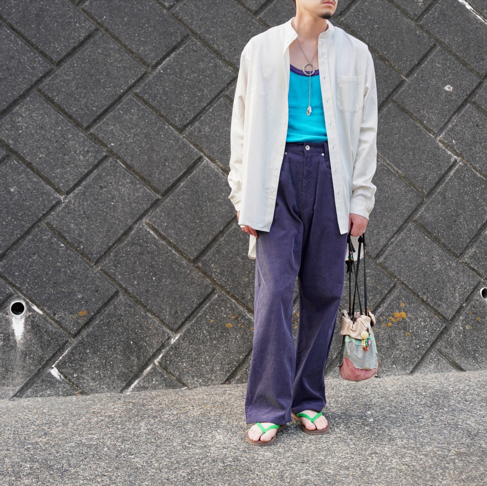 EESETT&Co / STAND COLLOR SHIRT［SOMERSET II］