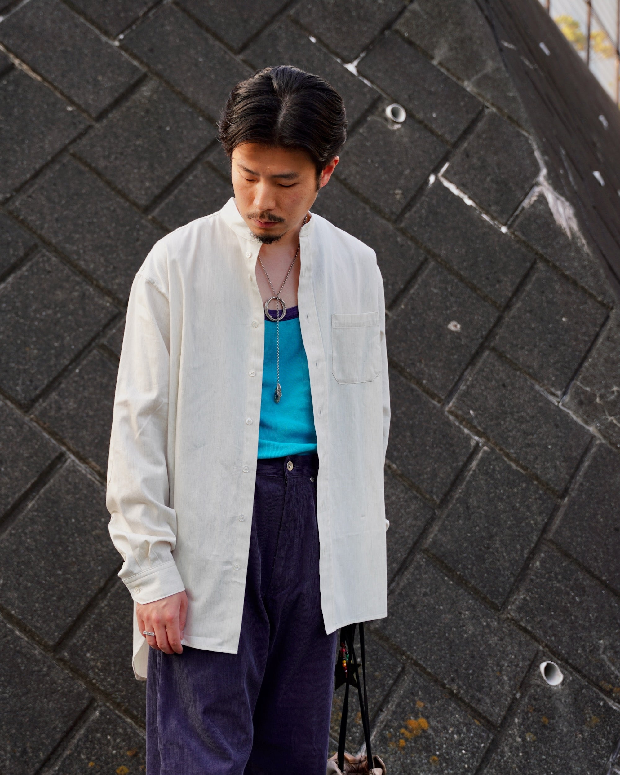 EESETT&Co / STAND COLLOR SHIRT［SOMERSET II］