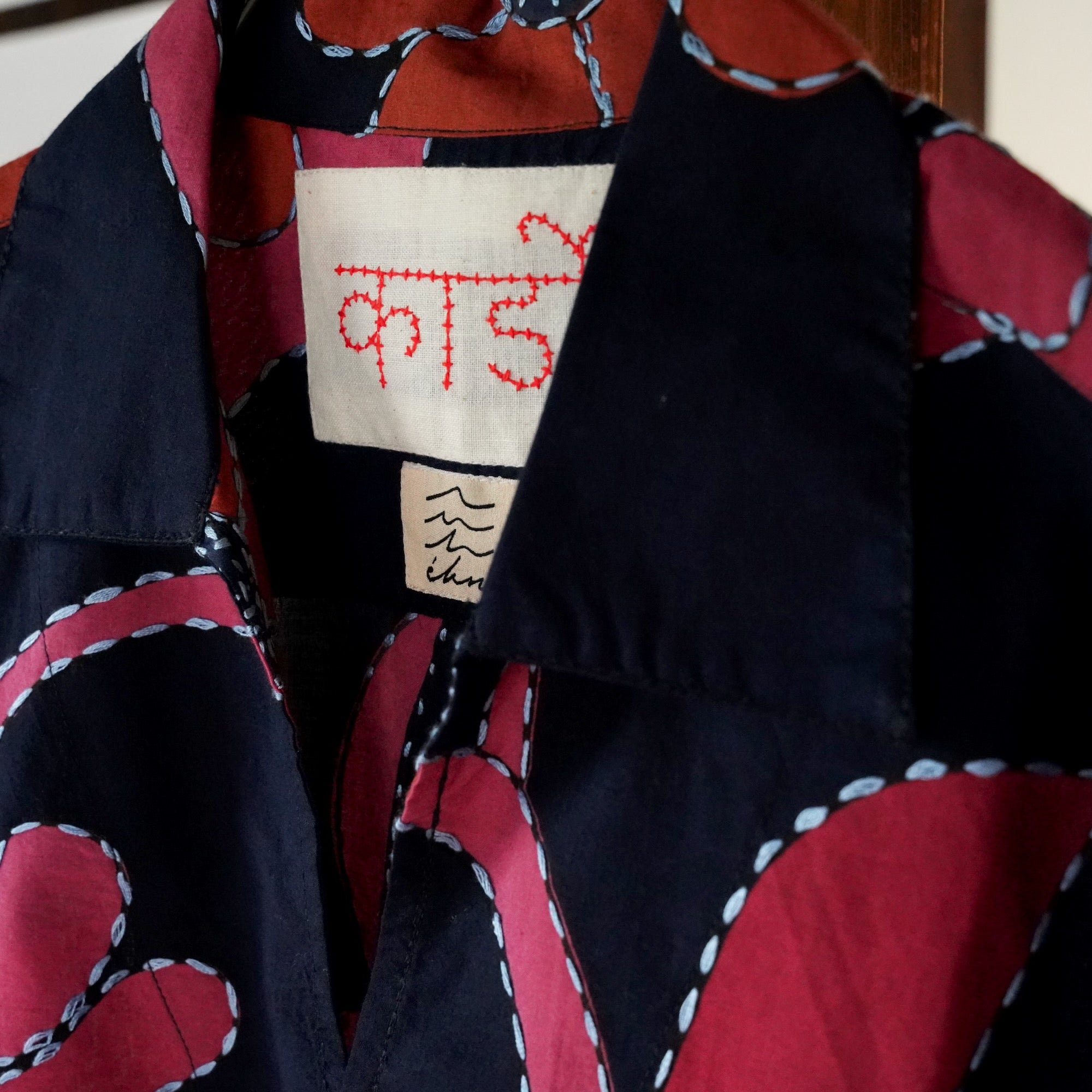 KARDO × éhn /  Exclusive “GULAB”SHIRTS - NAVY PINK