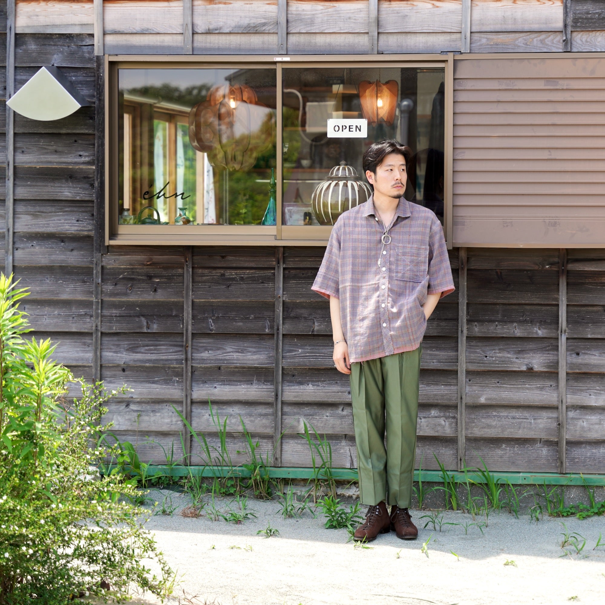 KARDO × éhn / Exclusive “YUTO”SHIRTS - LAVENDER DUST