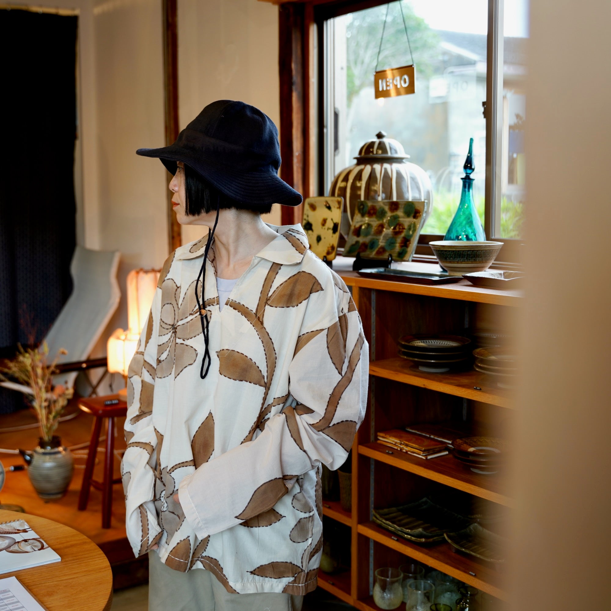 KARDO × éhn /  Exclusive “GULAB”SHIRTS - ECRU