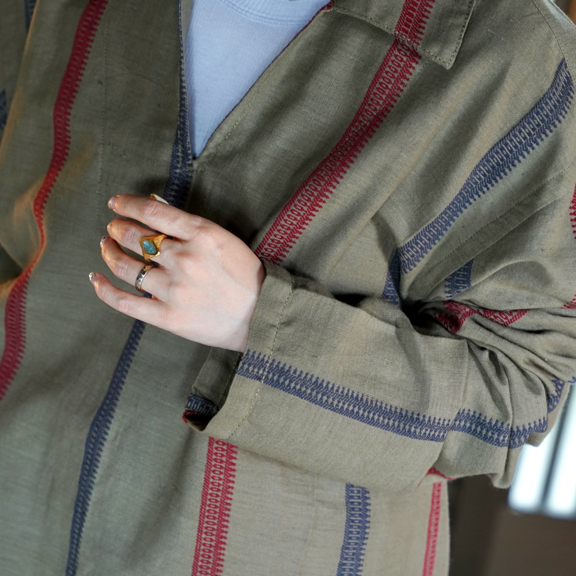 KARDO × éhn /  Exclusive “GULAB”SHIRTS - OLIVE
