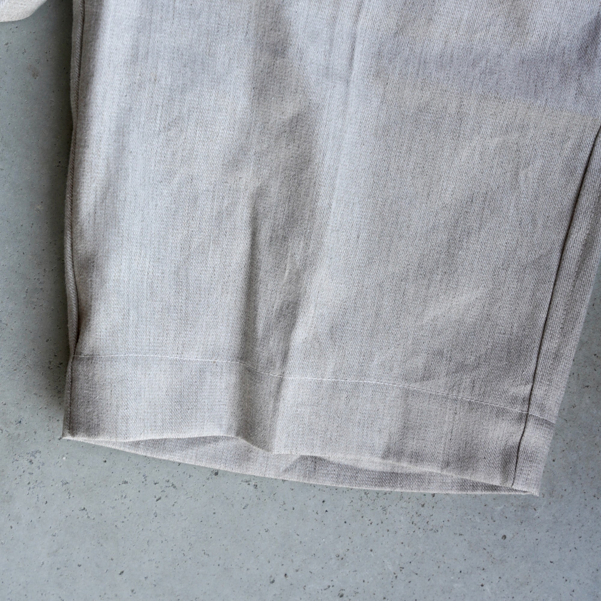 éhn original / Studio Shorts - GRAY Cotton Linen