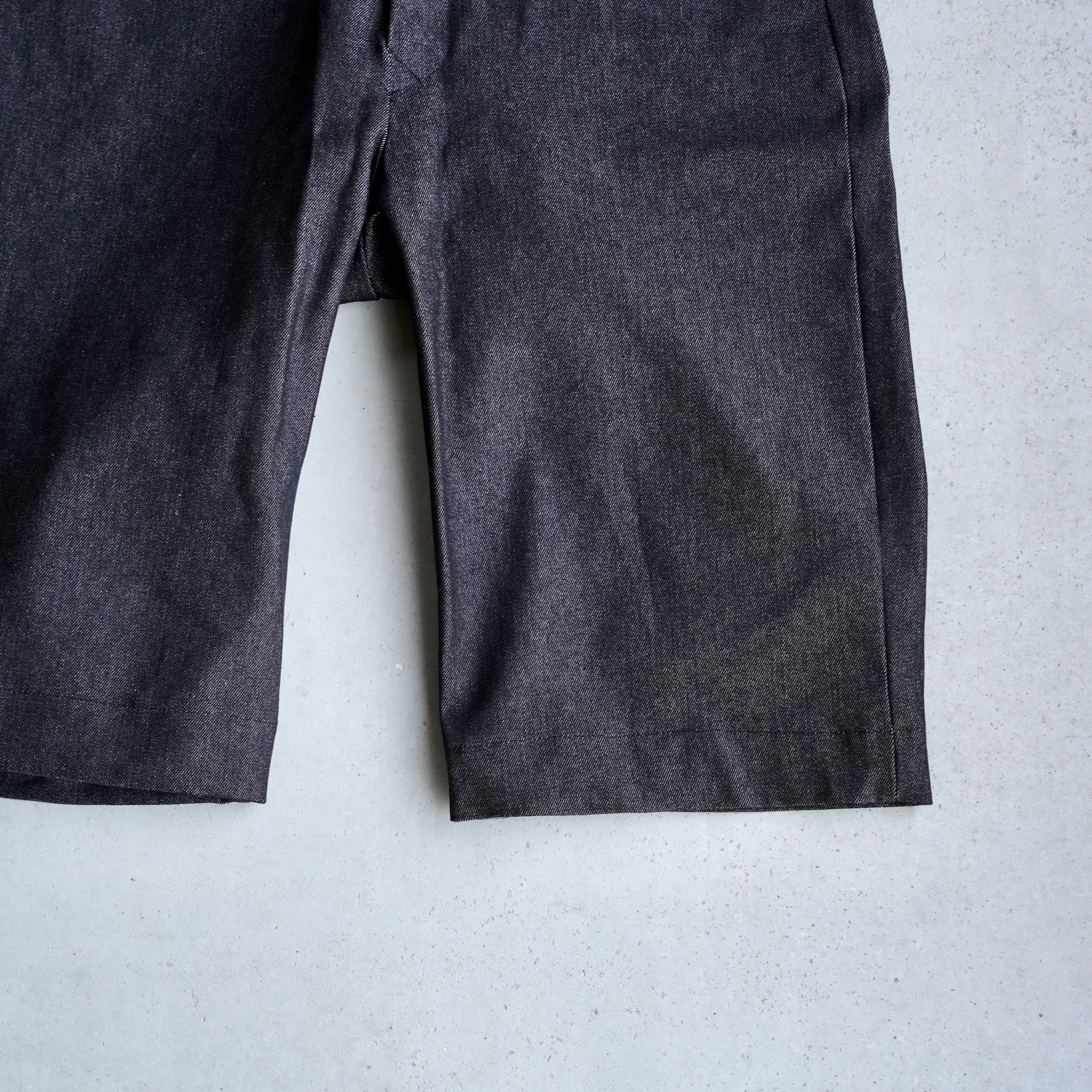 éhn Original / “Atelier Trousers”Half-length - Black Denim