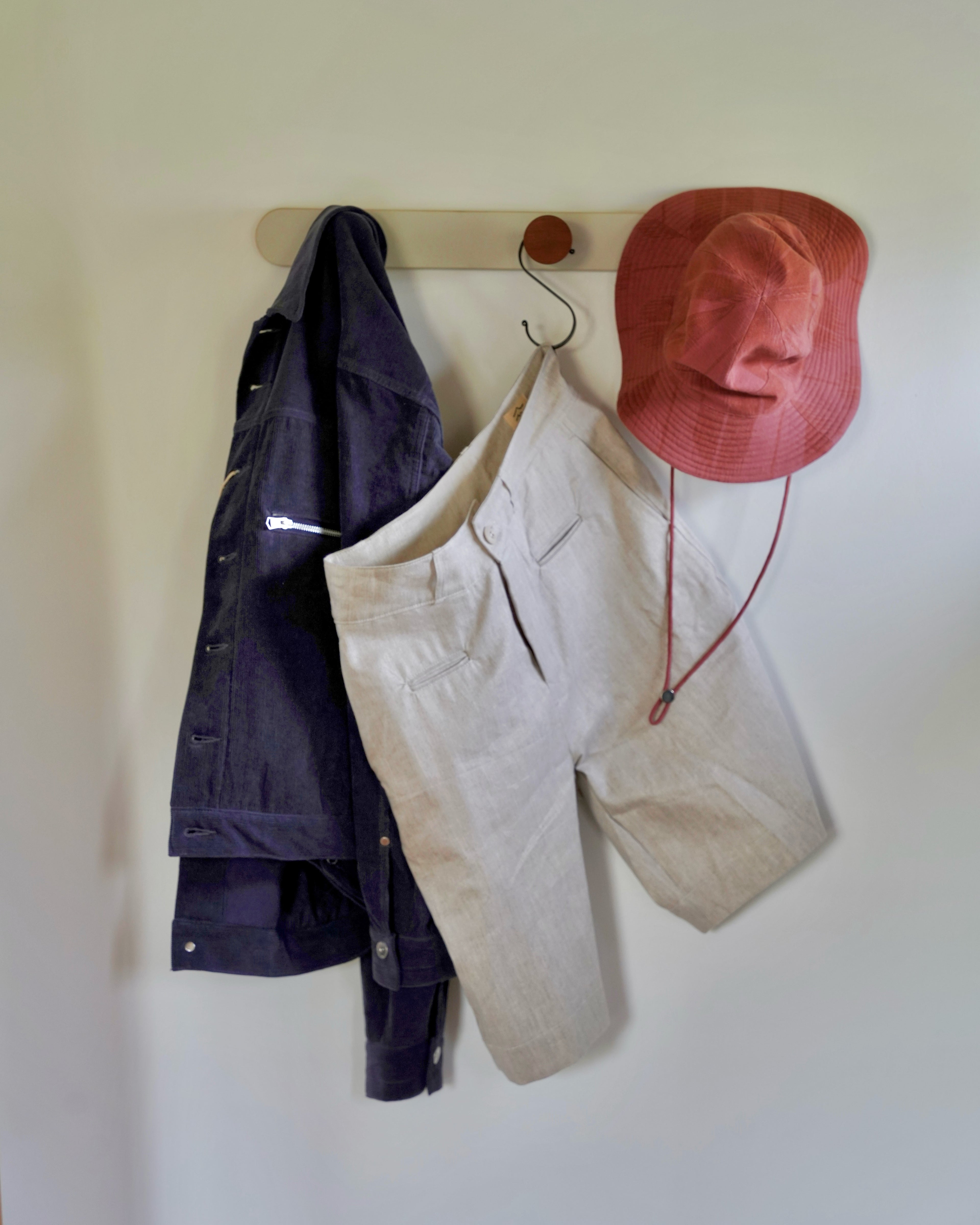 éhn original / Studio Shorts - GRAY Cotton Linen