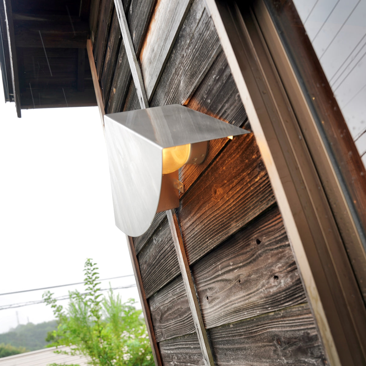 【受注生産】éhn original -Design by ihållande  /Stainless Lamp Shade Width 260mm Depth175mm