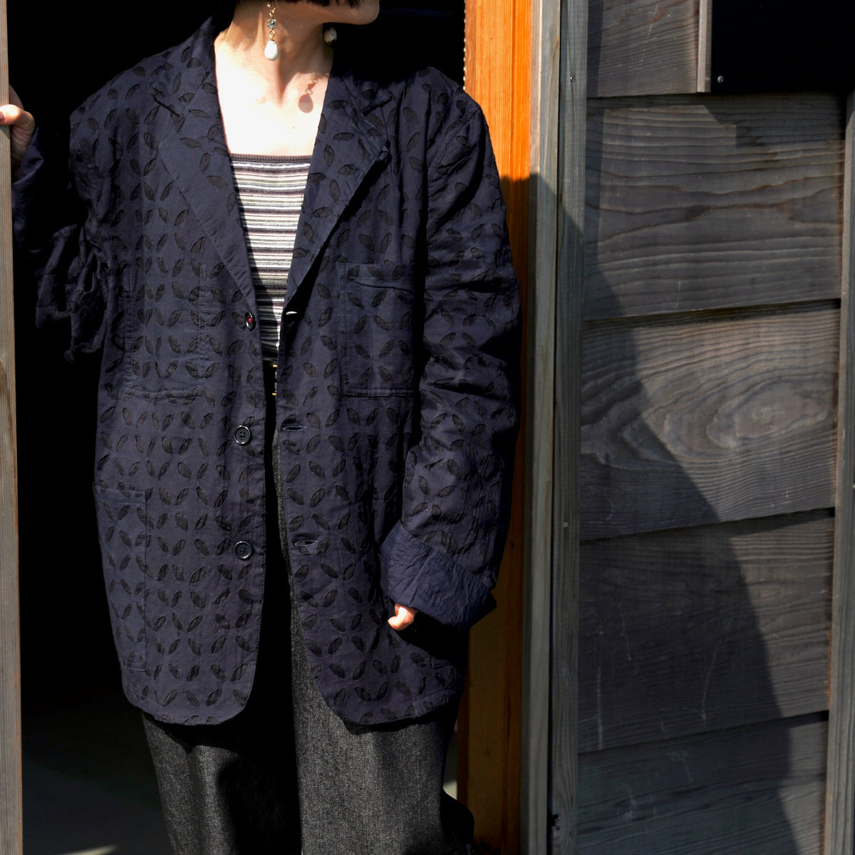 KARDO × éhn /  Exclusive “SOMESH” JACKET - NAVY