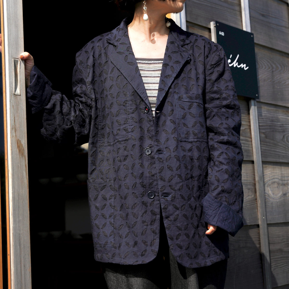 KARDO × éhn /  Exclusive “SOMESH” JACKET - NAVY