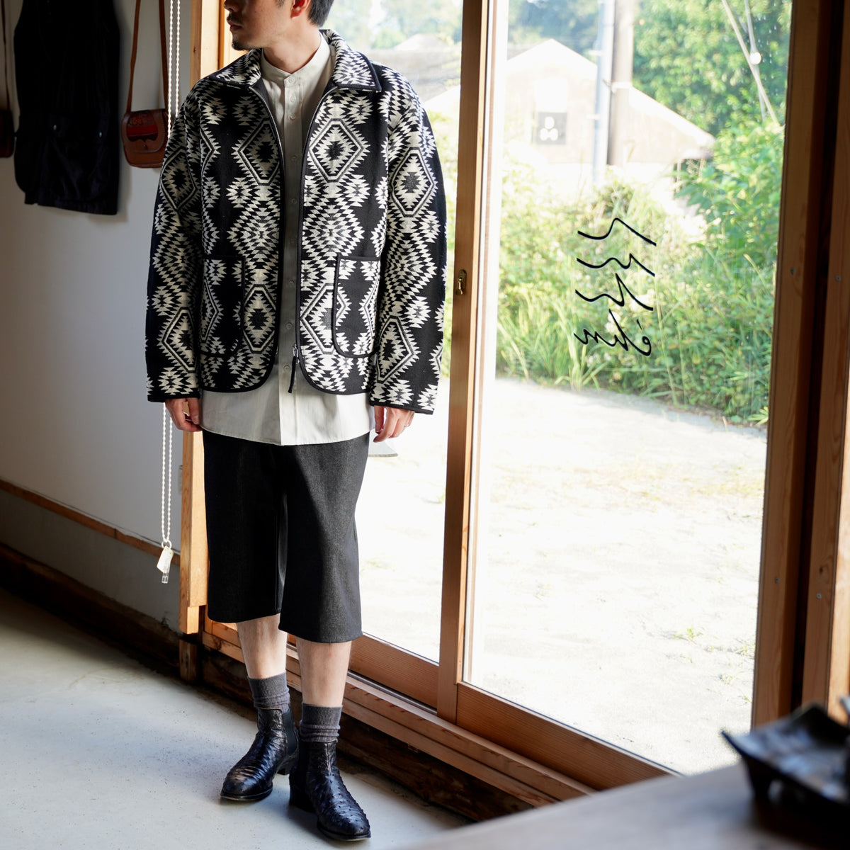 KARDO × éhn /  Exclusive “AMARDEEP” JACKET - BLACK