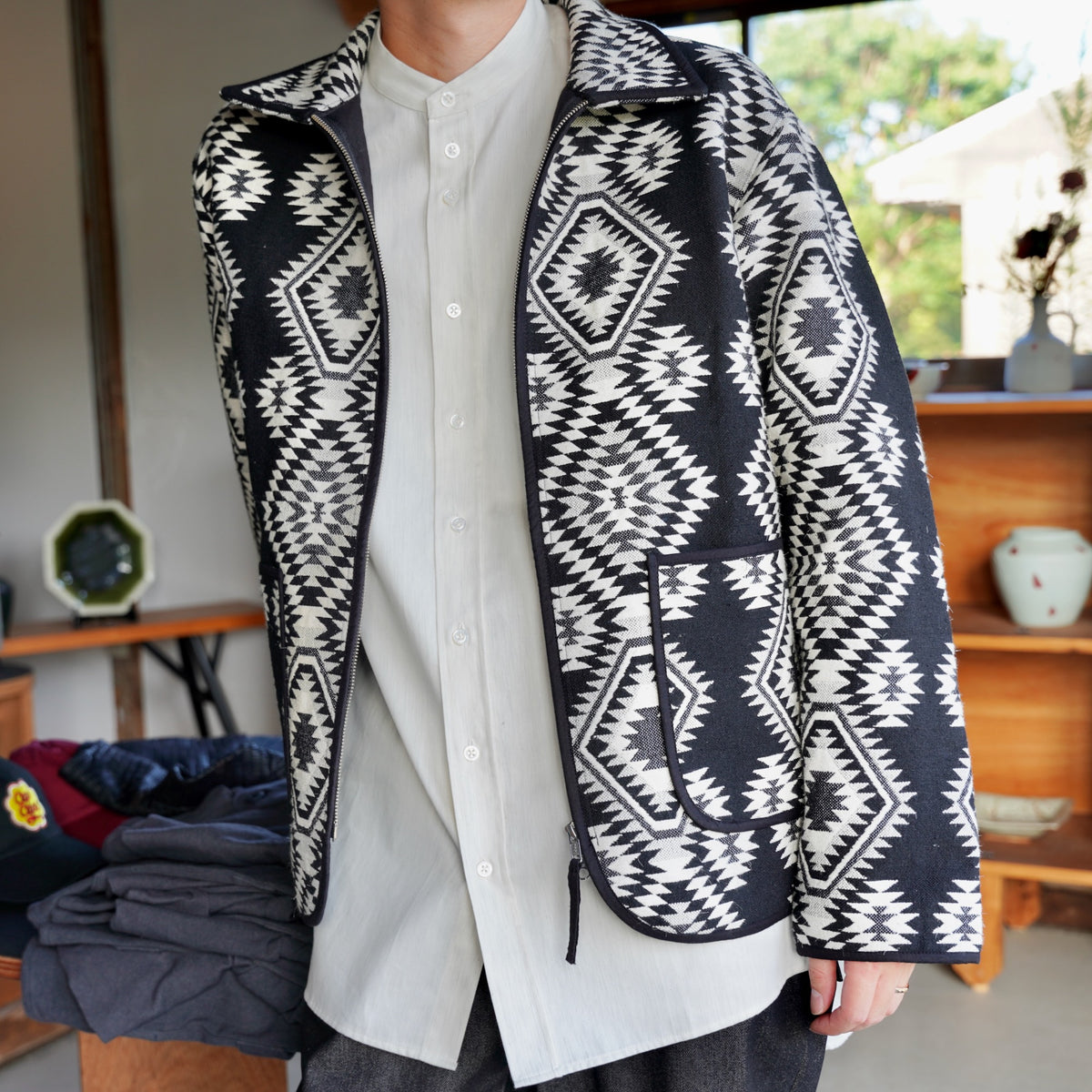 KARDO × éhn /  Exclusive “AMARDEEP” JACKET - BLACK