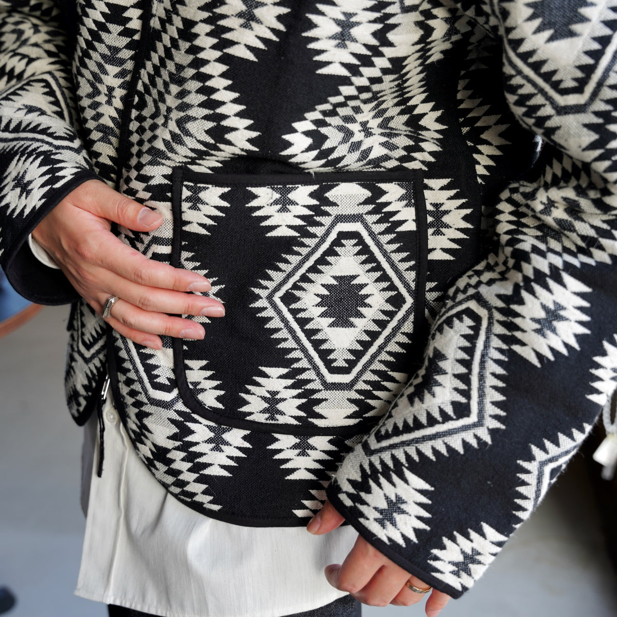 KARDO × éhn /  Exclusive “AMARDEEP” JACKET - BLACK