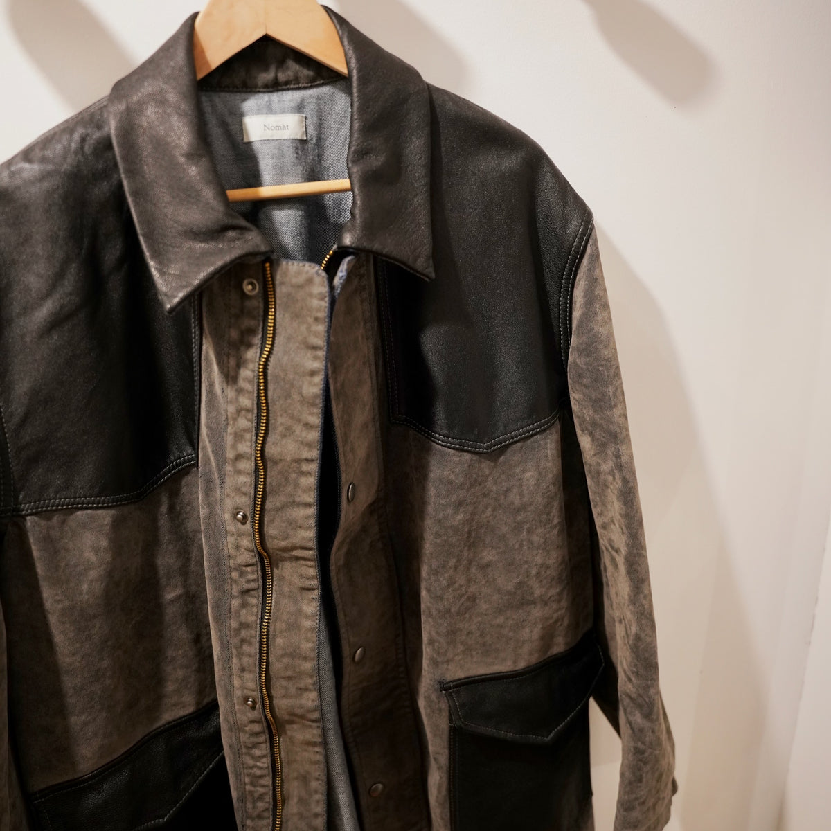Nomàt /  Utility JK［Mongolian Lether and Flocky Denim］