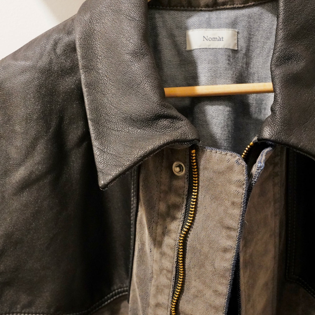 Nomàt /  Utility JK［Mongolian Lether and Flocky Denim］