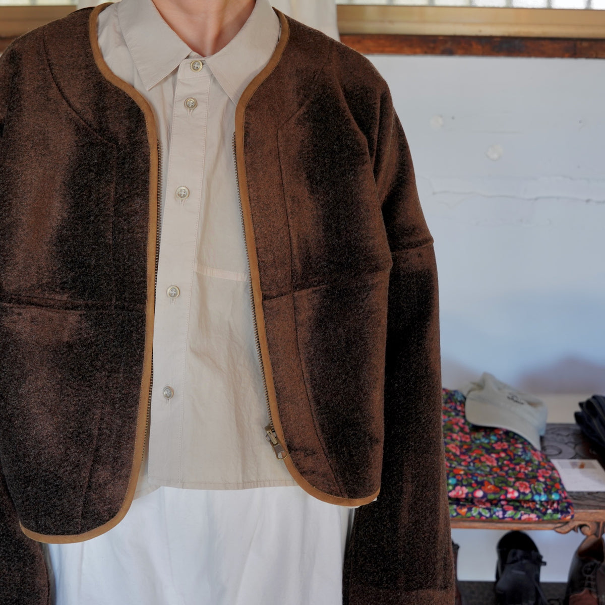 Nomàt / Circle Blouson ［Needle Wool］