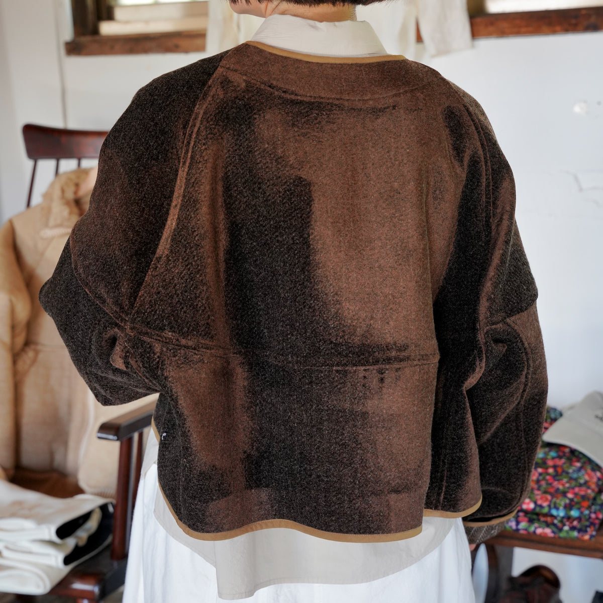 Nomàt / Circle Blouson ［Needle Wool］
