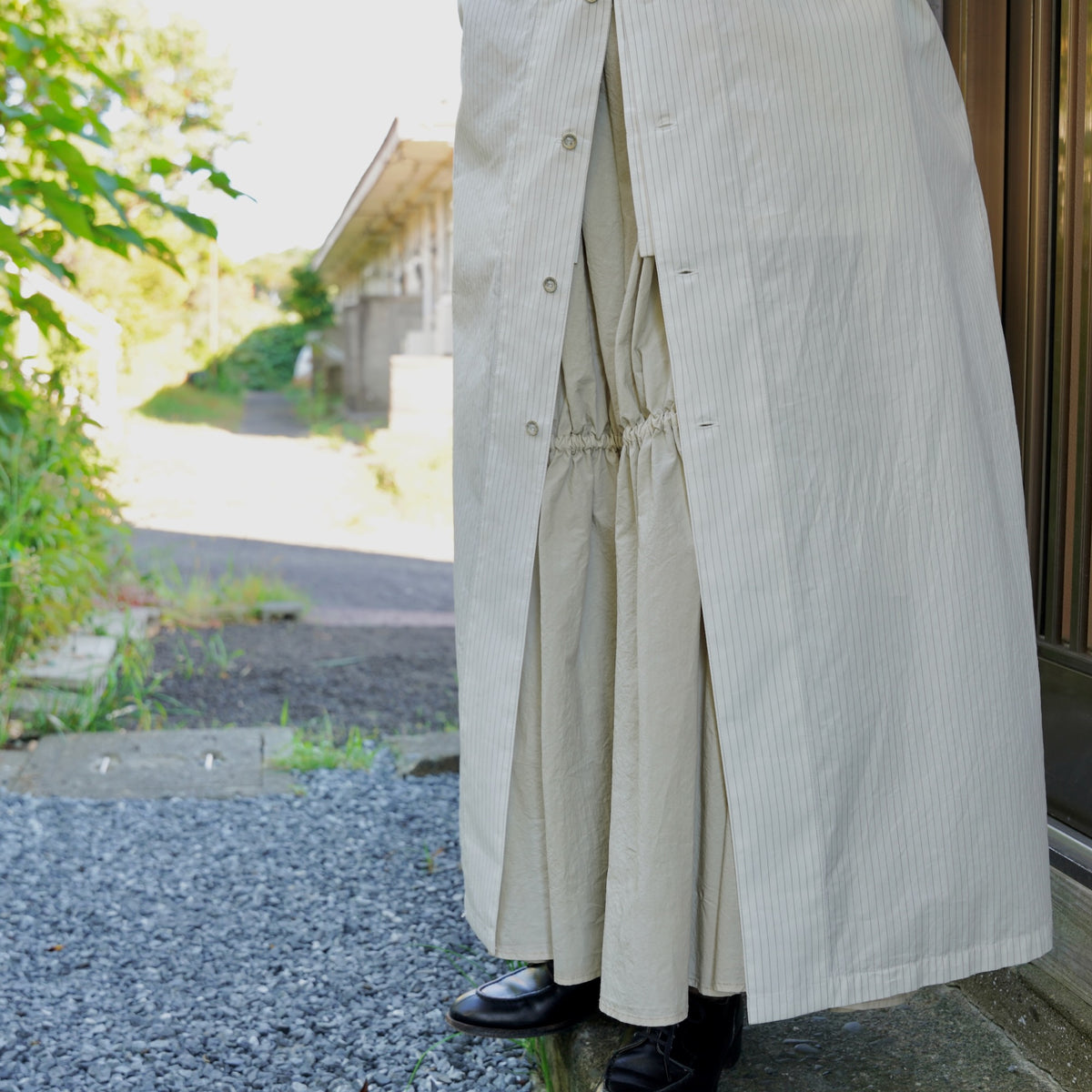 Nomàt /Tie Dress ［Silk Cotton Stripe］