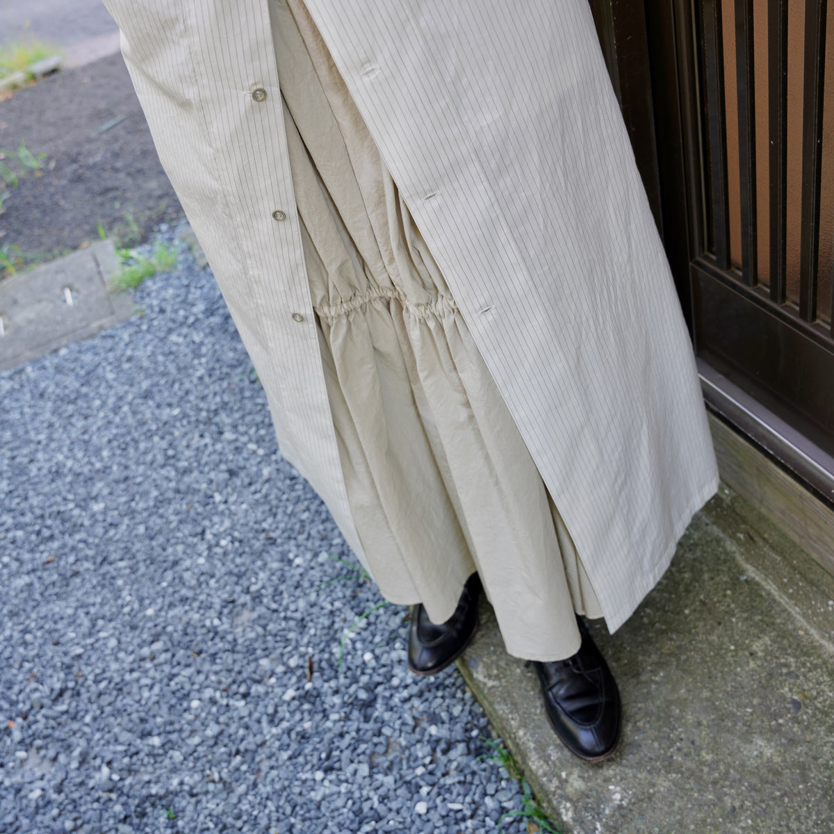 Nomàt /Tie Dress ［Silk Cotton Stripe］