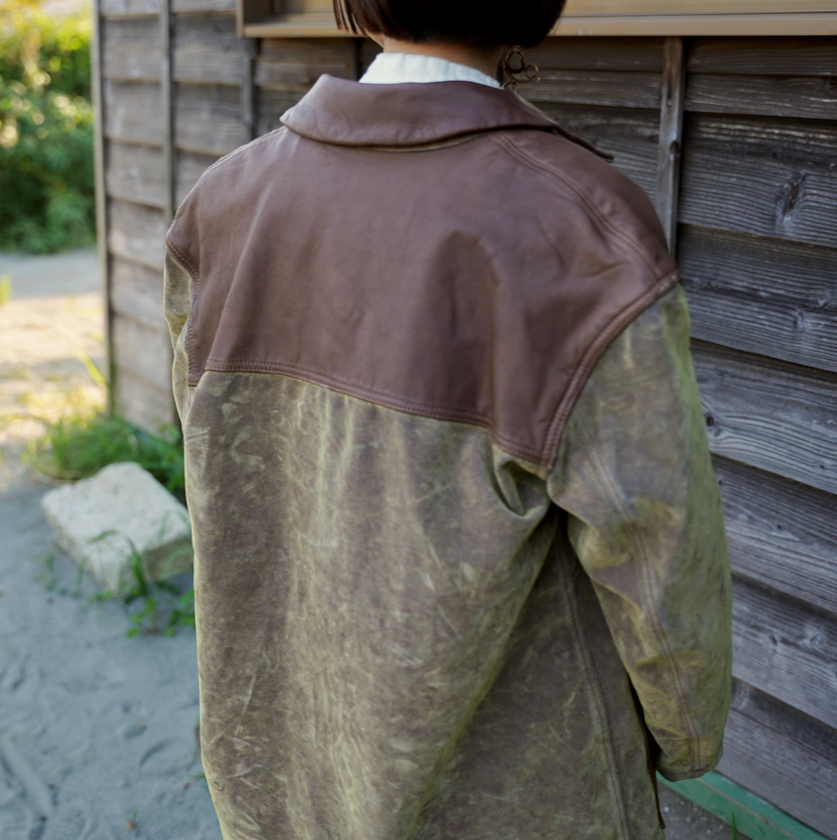 Nomàt /  Utility JK［Mongolian Lether and Flocky Denim］