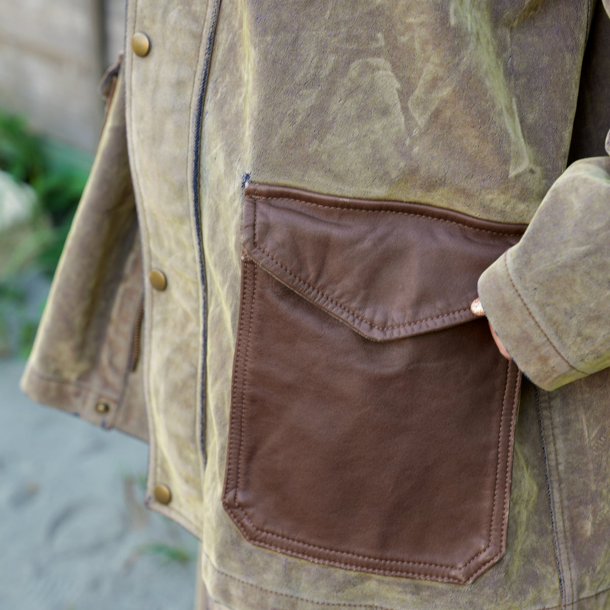Nomàt /  Utility JK［Mongolian Lether and Flocky Denim］