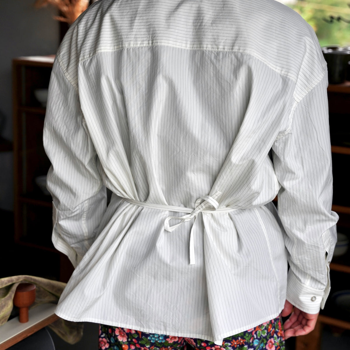 Nomàt /Tie Shirt ［Silk Cotton Stripe］