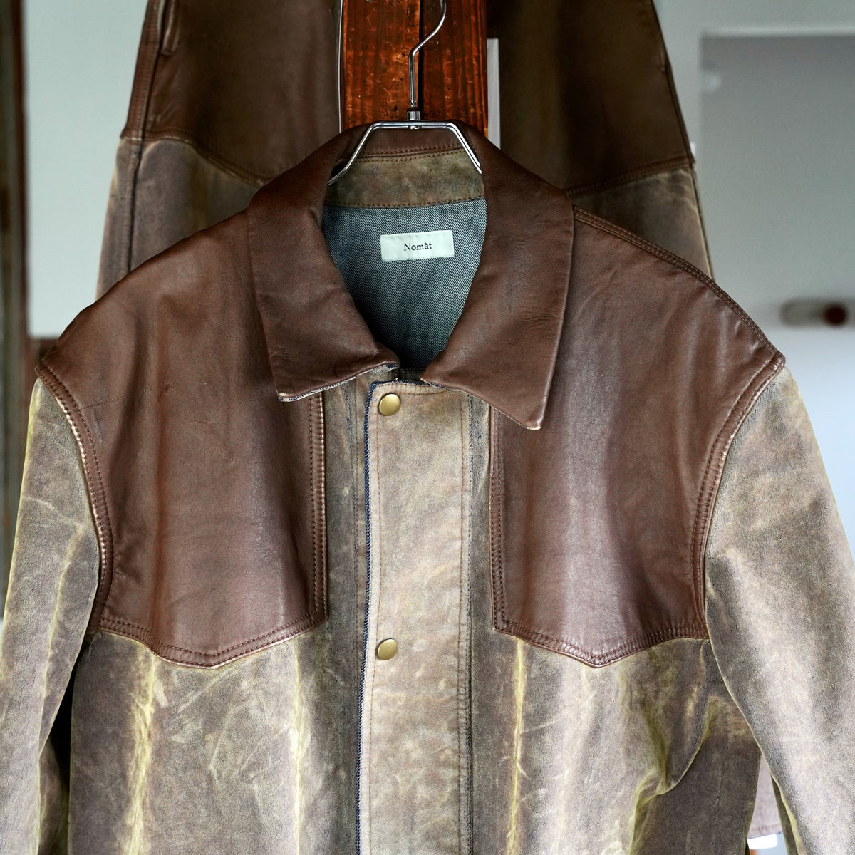 Nomàt /  Utility JK［Mongolian Lether and Flocky Denim］