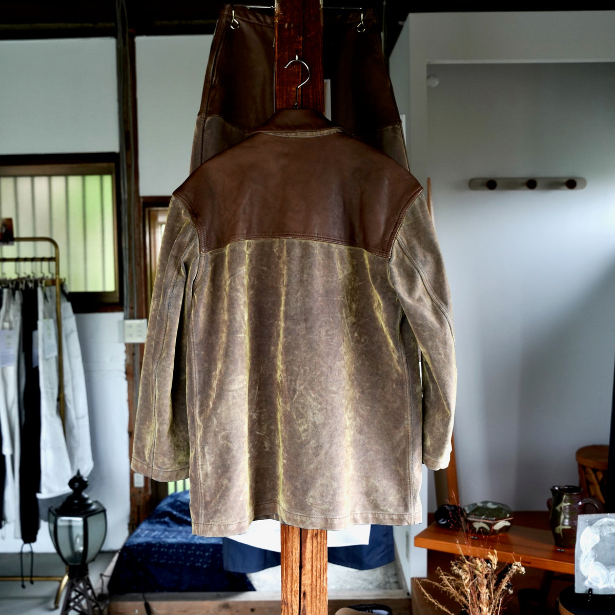 Nomàt /  Utility JK［Mongolian Lether and Flocky Denim］