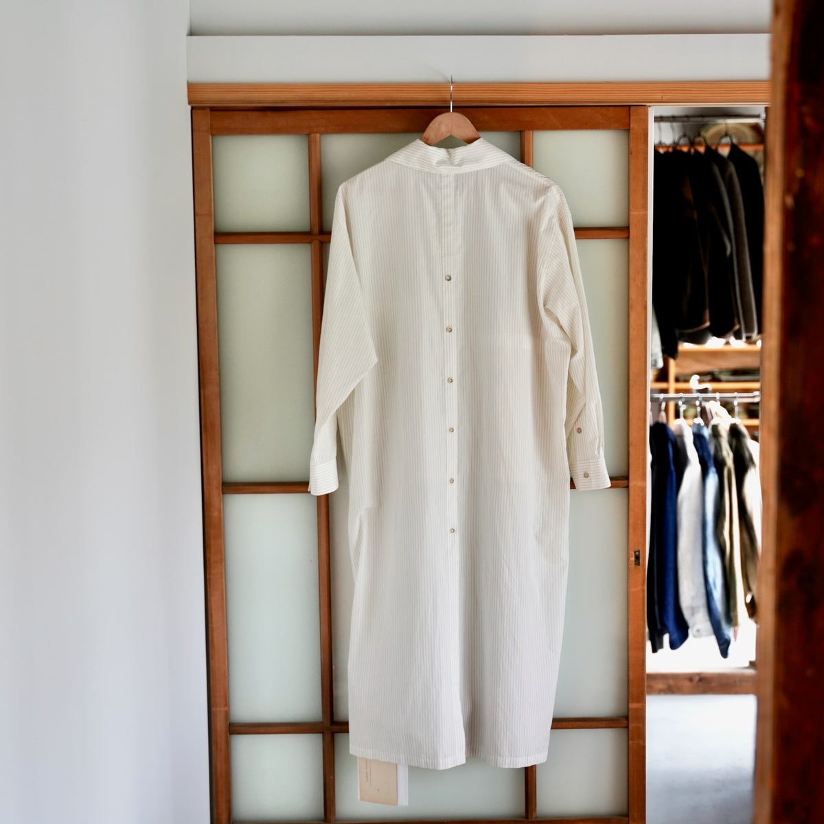 Nomàt /Tie Dress ［Silk Cotton Stripe］