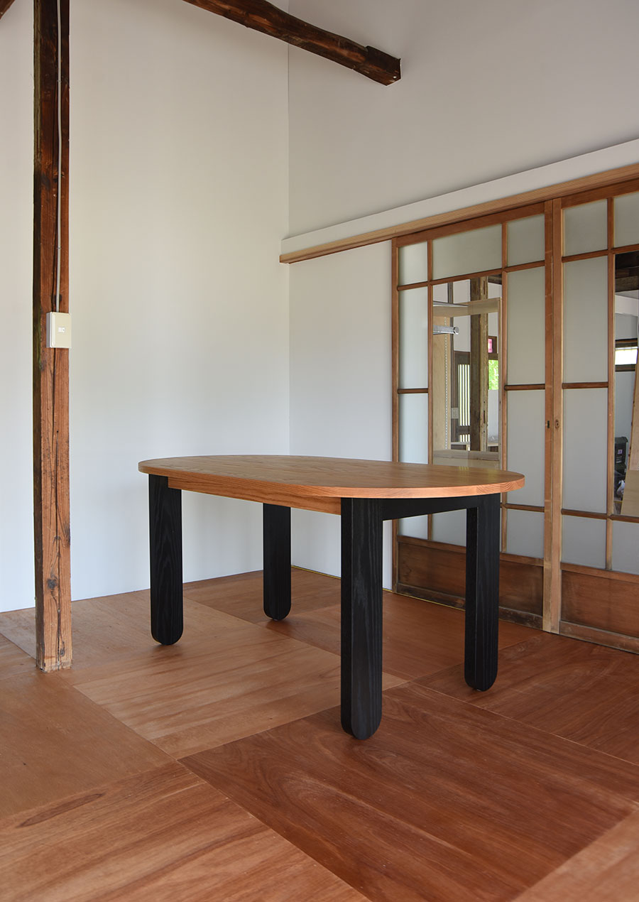 【Made to Order】éhn original / Dining Table in Red Oak  W1600mm D850mm H720mm