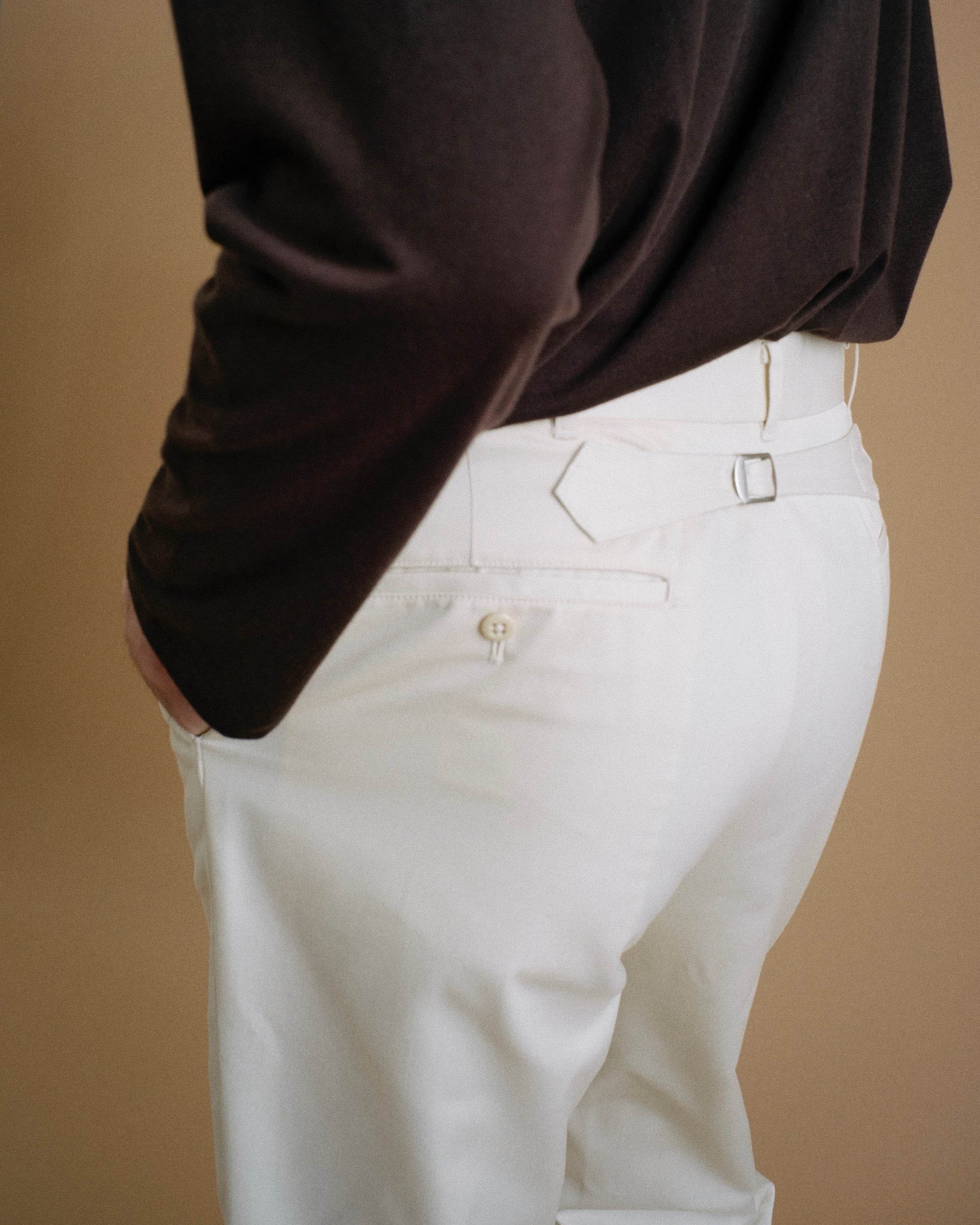 FOUNDOUR（ファウンダ) / TWILL WORK PANTS WHITE