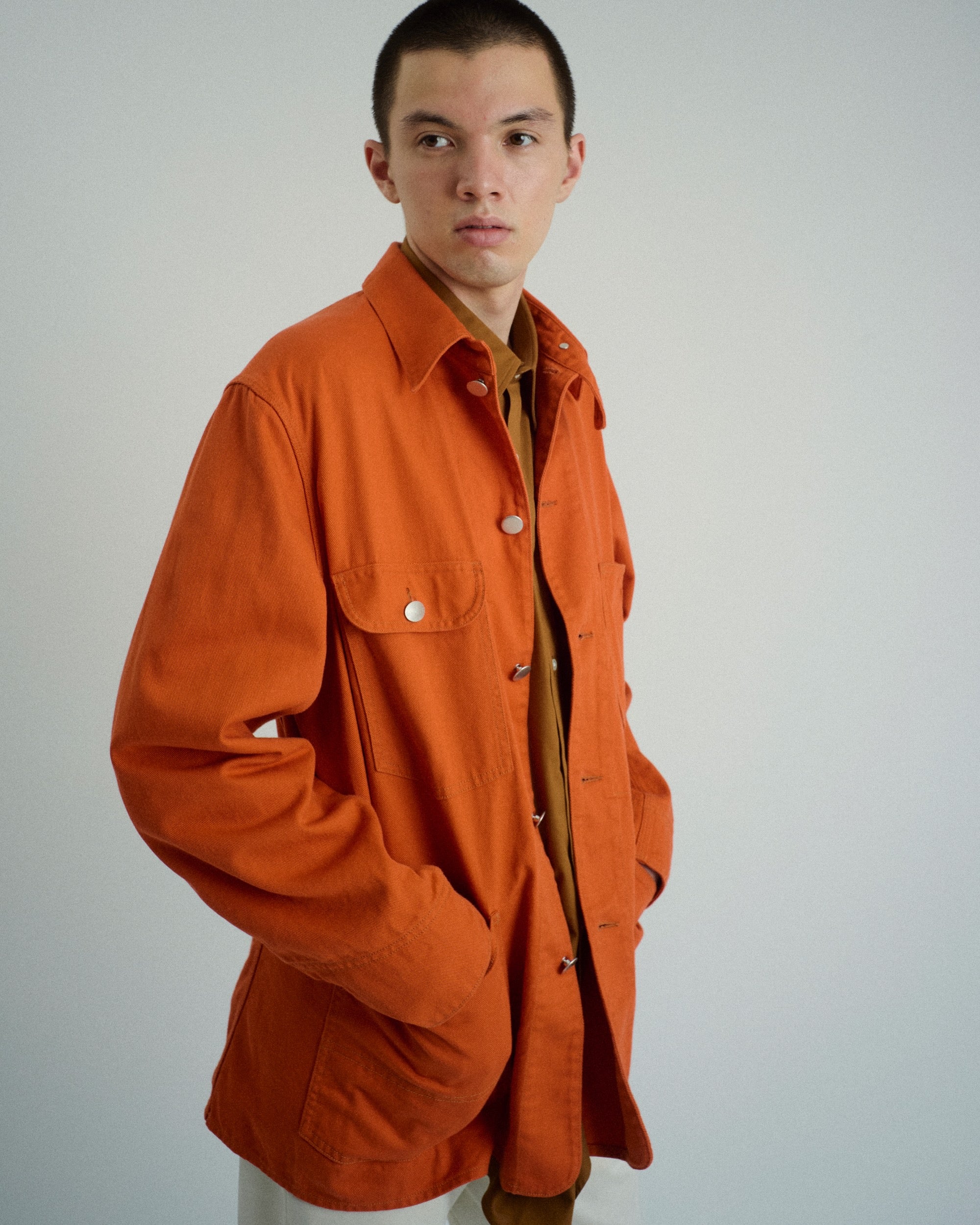 FOUNDOUR（ファウンダ) / WORK JACKET ORANGE